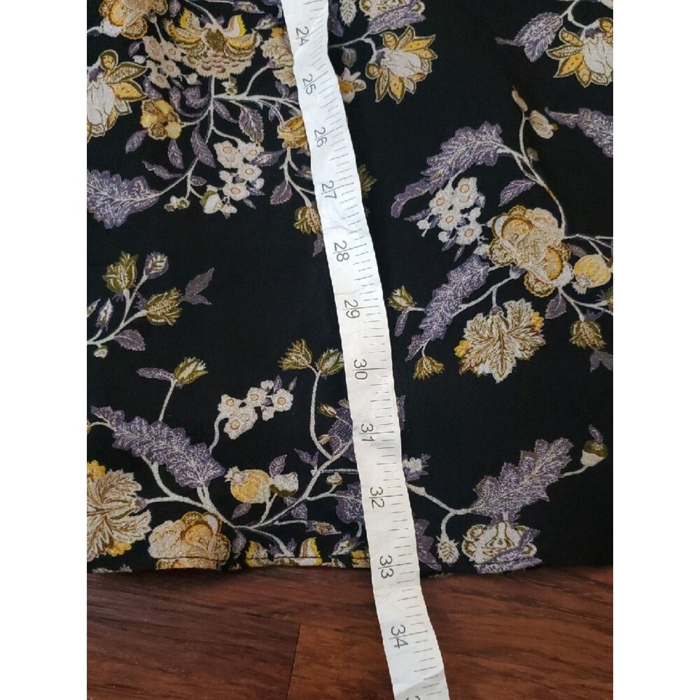 Tuckernuck Hyacinth House Black Sophia Floral Long Sleeve Mini Dress Size Small - Picture 6 of 7